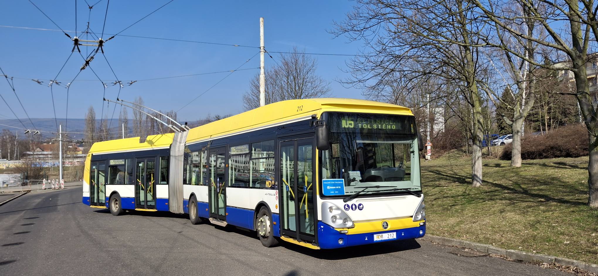 Teplice se loučí s trolejbusy 25 Tr