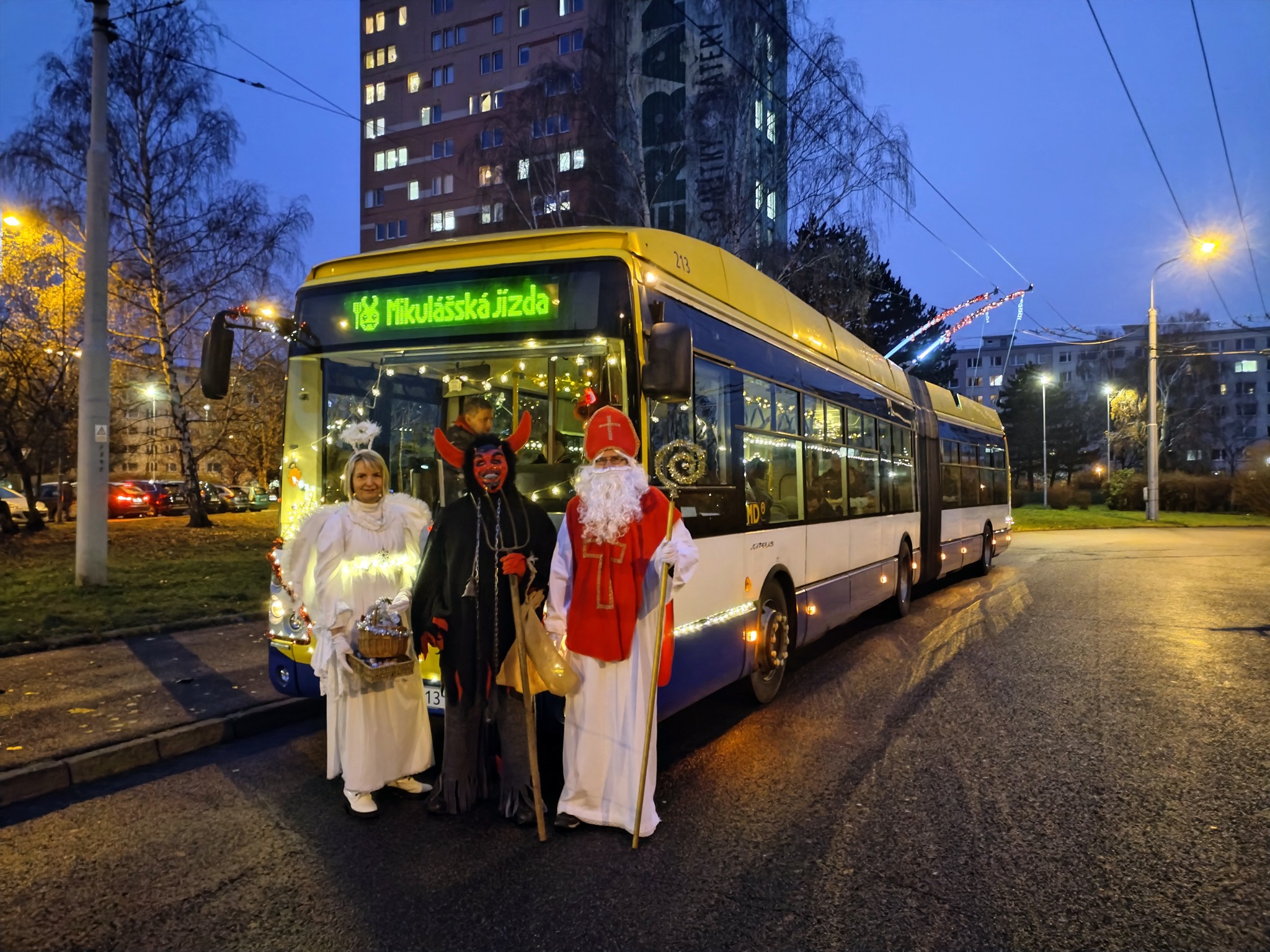 Mikulášská jízda s 25 Tr