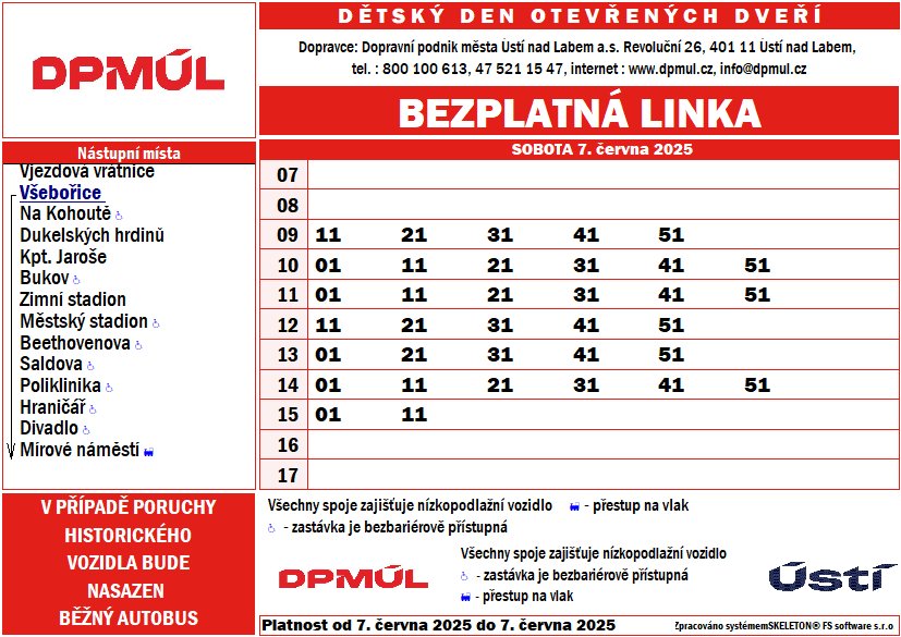 Zvláštní linka 10 na DDOD